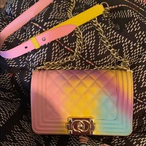 Multicolored Jelly Purse